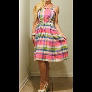Vintage 1960’s plaid dress